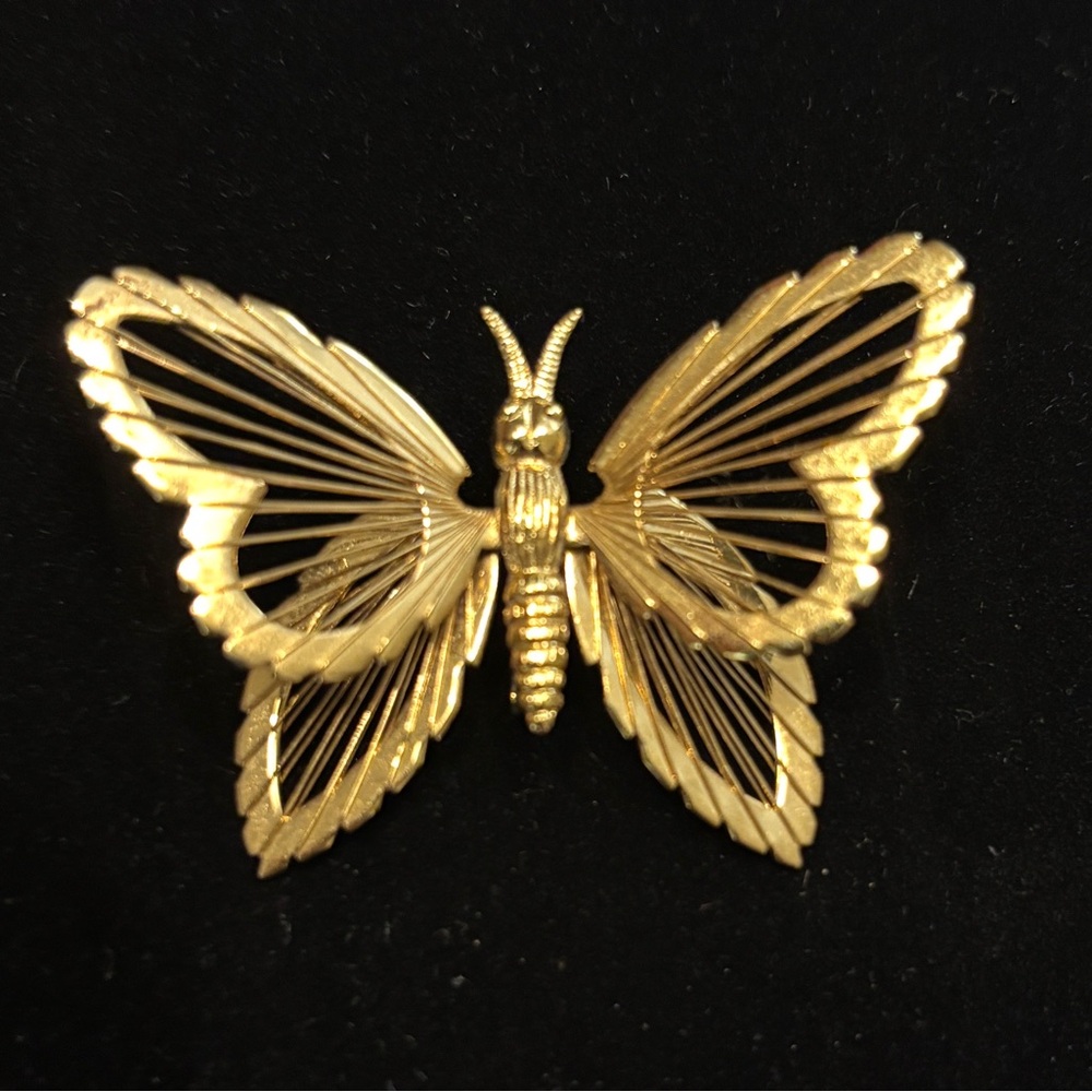 Monet Butterfly Brooch Pin